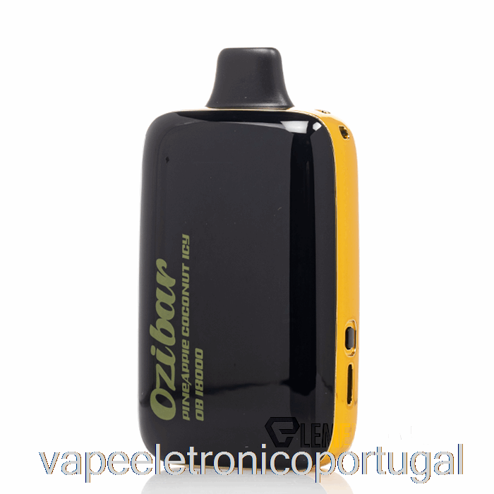 Vape Eletrônico Ozibar 18000 Descartável Abacaxi Coco Gelado